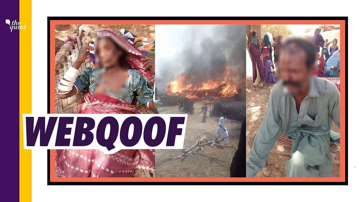 The images are from Pakistan wherein few Hindus were attacked and not from West Bengal, as claimed.