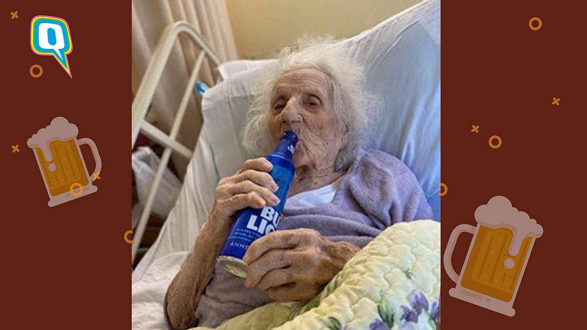 Jennie Stejna fights coronavirus and celebrates with a Bud Light
