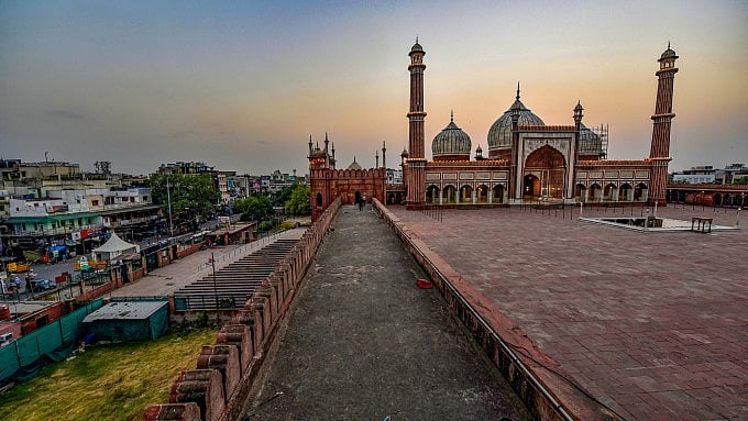 No special prayers were held at Jama Masjid for Eid this year.