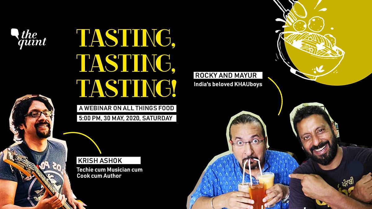 Exclusive webinar on food and cooking.  