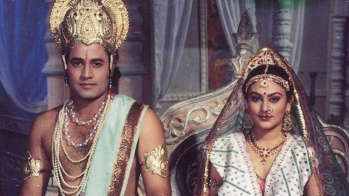 A scene from Ramanand Sagar’s<i> Ramayana.</i>