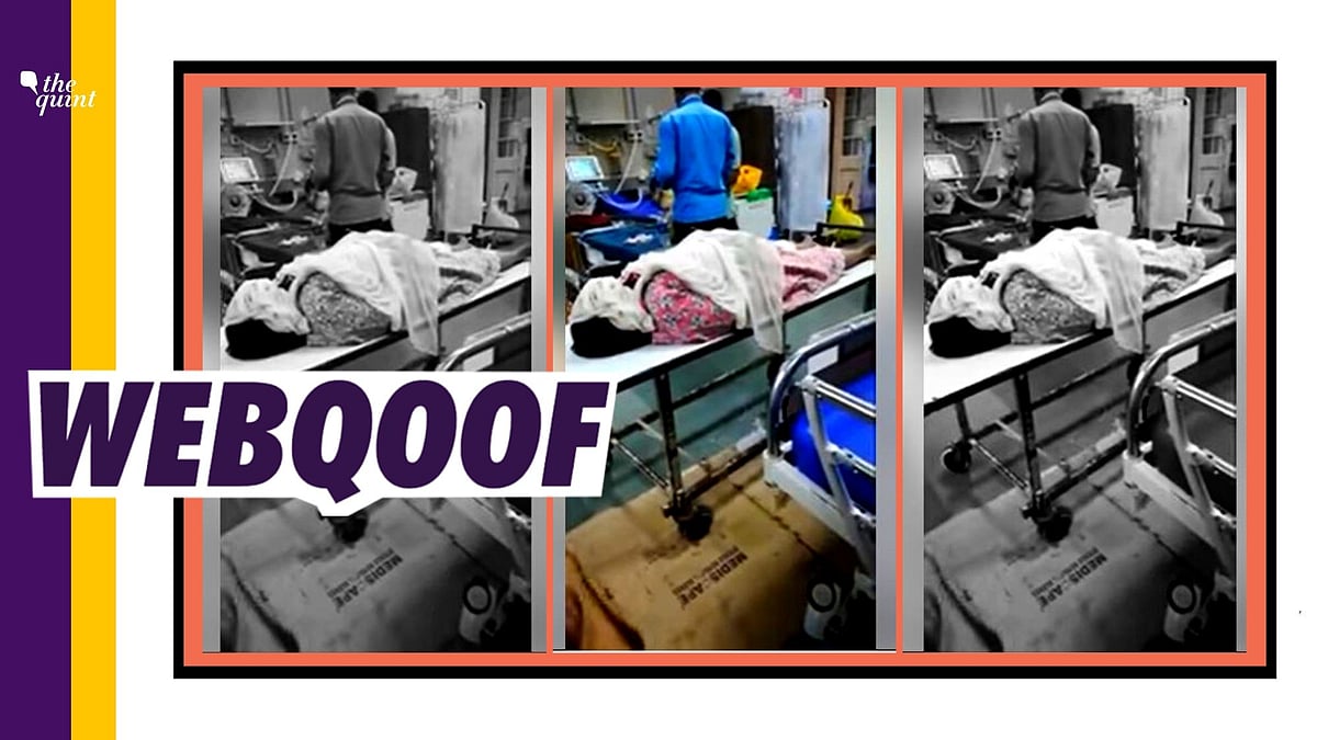 A video showing unhygienic conditions of the COVID-19 ward in a hospital is being widely shared on social media with a claim that it’s from Delhi.