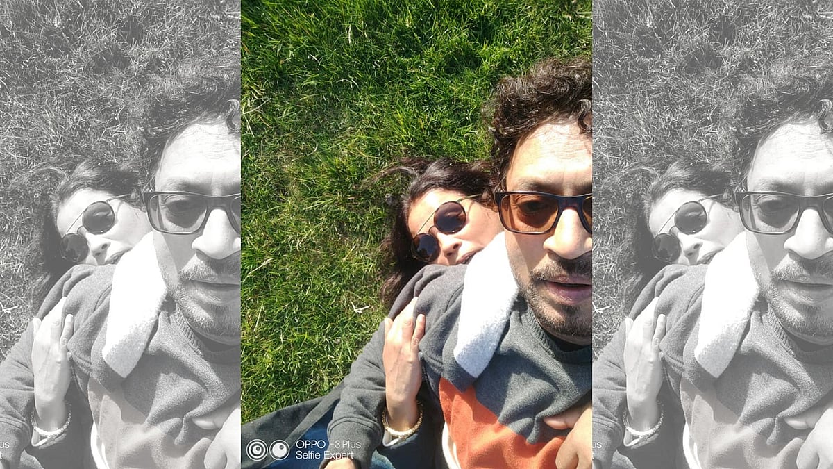 Irrfan with Sutapa Sikdar.