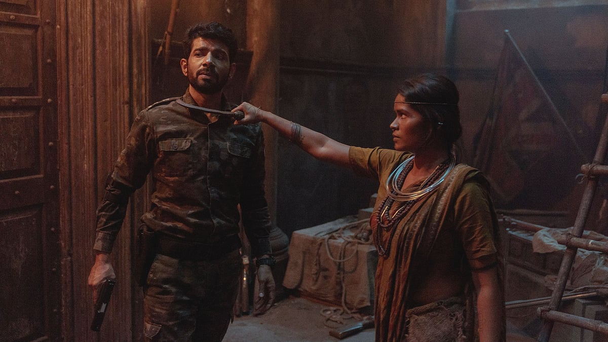Vineet Kumar and a co-actor in <i>Betaal.</i>