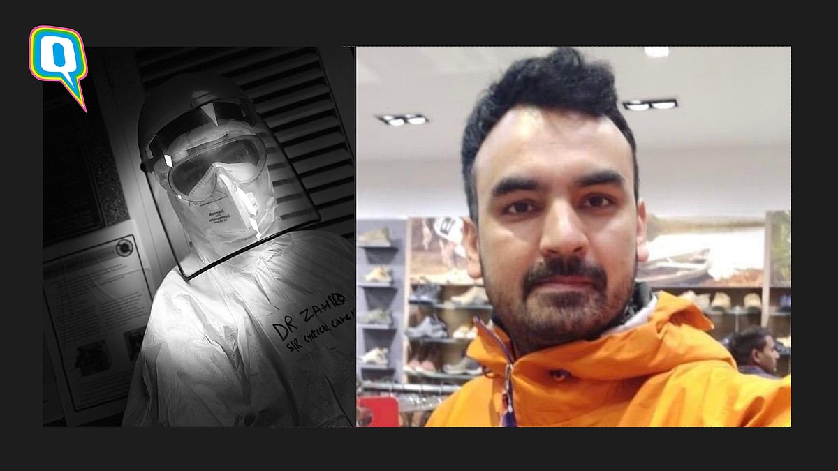 Dr Zahid Abdul Majeed, Senior resident at AIIMS