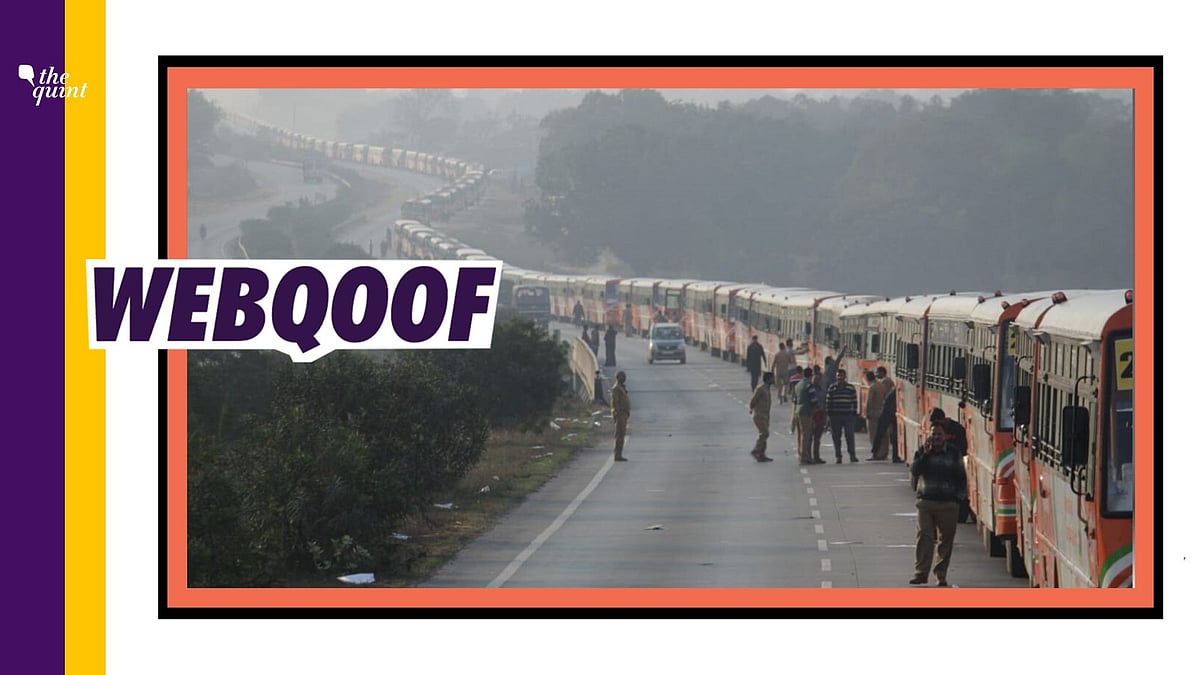 An old picture was shared to falsely claim that it shows 1,000 buses arranged by Priyanka Gandhi to take migrants home.