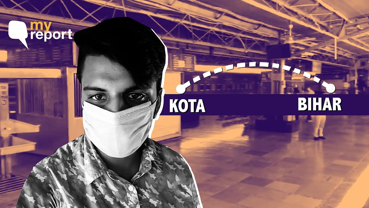A student studying in Kota vlogs his train journey from Rajasthan to his home state Bihar.