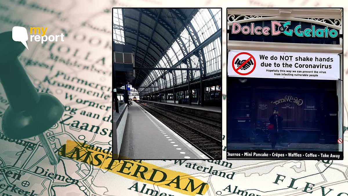 A citizen journalist has been stranded in Netherlands for more than two months.