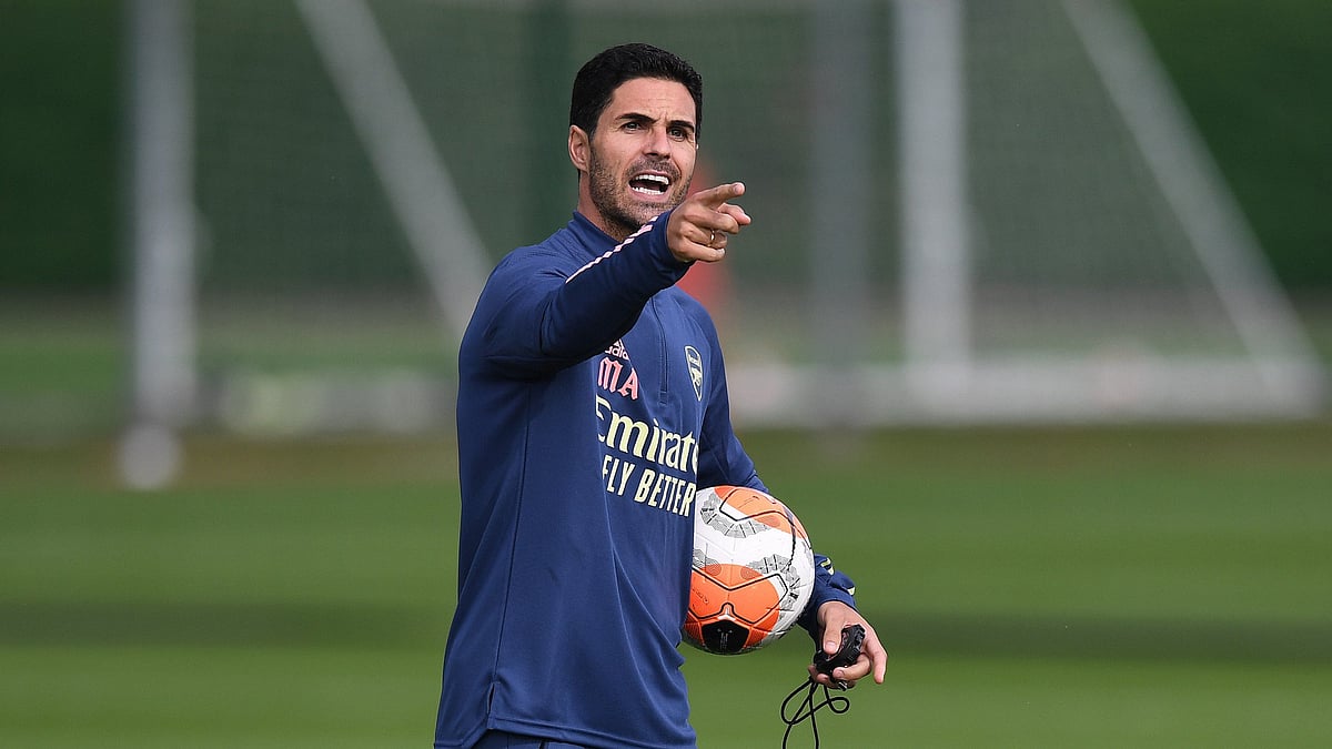 File picture of Arsenal coach Mikel Arteta.
