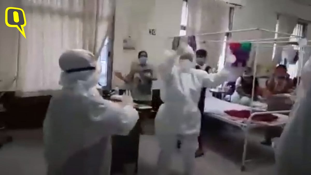 Doctors and Healthcare professionals shake a leg