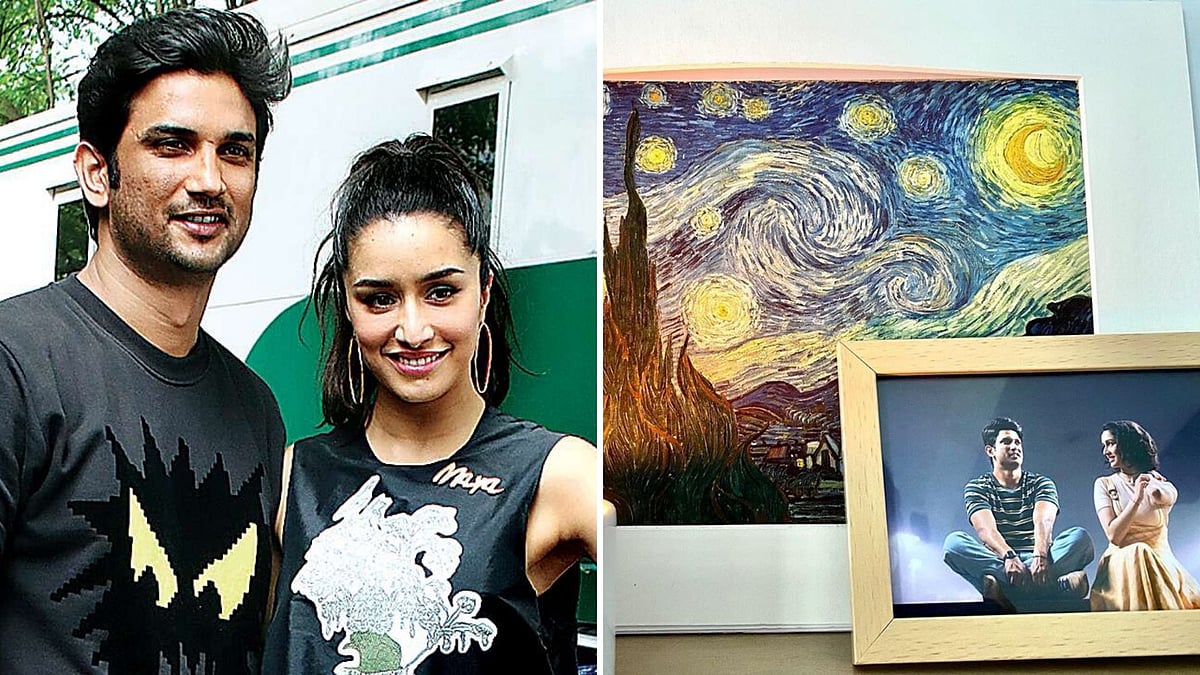 Shraddha Kapoor with Sushant Singh Rajput. 