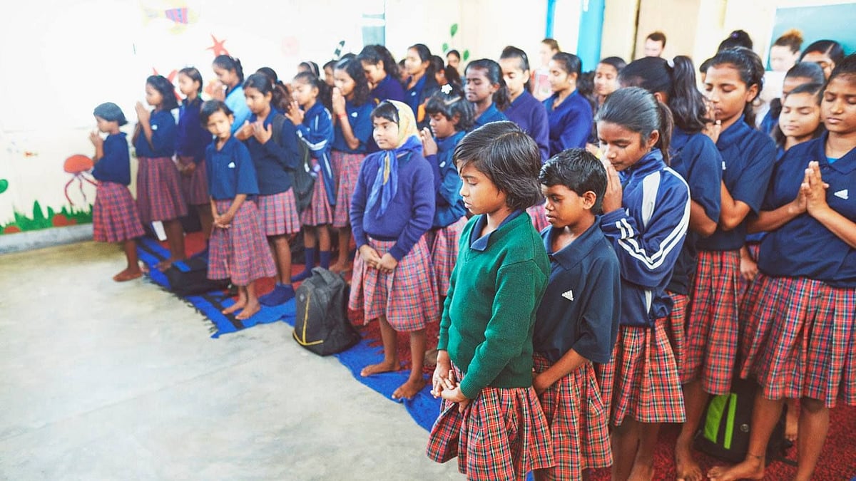 The YUWA School in Jharkhand has started the new session already.