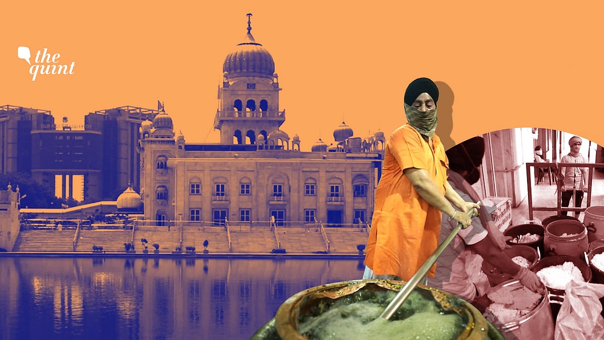 <i>Sevaks</i> of Bangla Sahib Gurudwara have been tirelessly preparing <i>langar</i> to feed the needy since countrywide lockdown was announced.