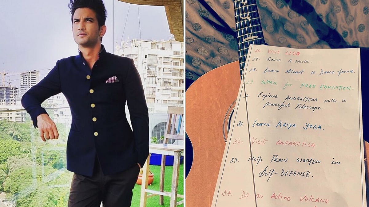 Sushant Singh Rajput’s ‘50 dreams’ are being widely shared on Twitter. 