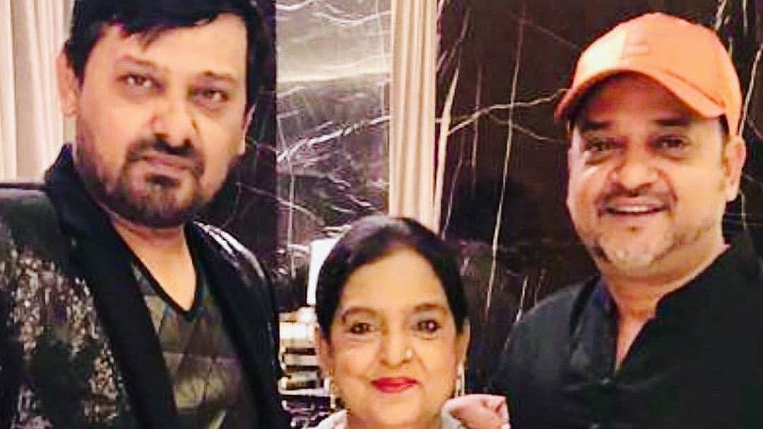 Sajid-Wajid with their mother Razina.&nbsp;