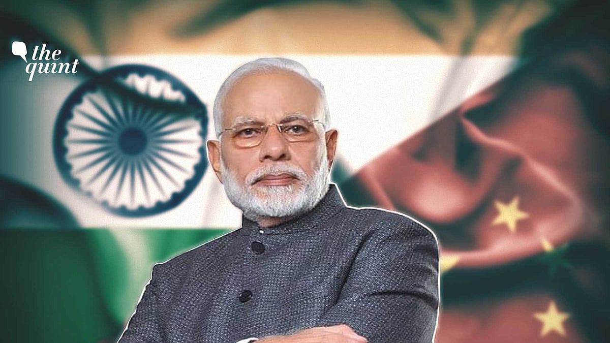 Image of PM Modi and Indian & Chinese flags (in the background) used for representational purposes.