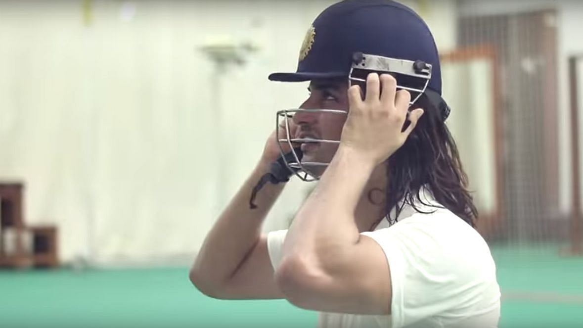 Sushant Singh Rajput in a shot from the MS Dhoni biopic.