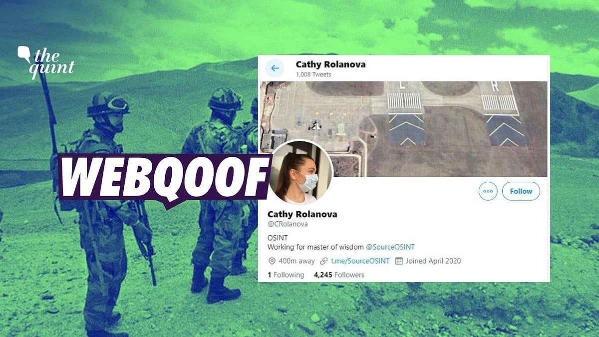 ‘<a href="https://twitter.com/CRolanova">Cathy Rolanova</a>’ claims to be an open-source intelligence expert, frequently posts about India’s ties with other South Asian countries.