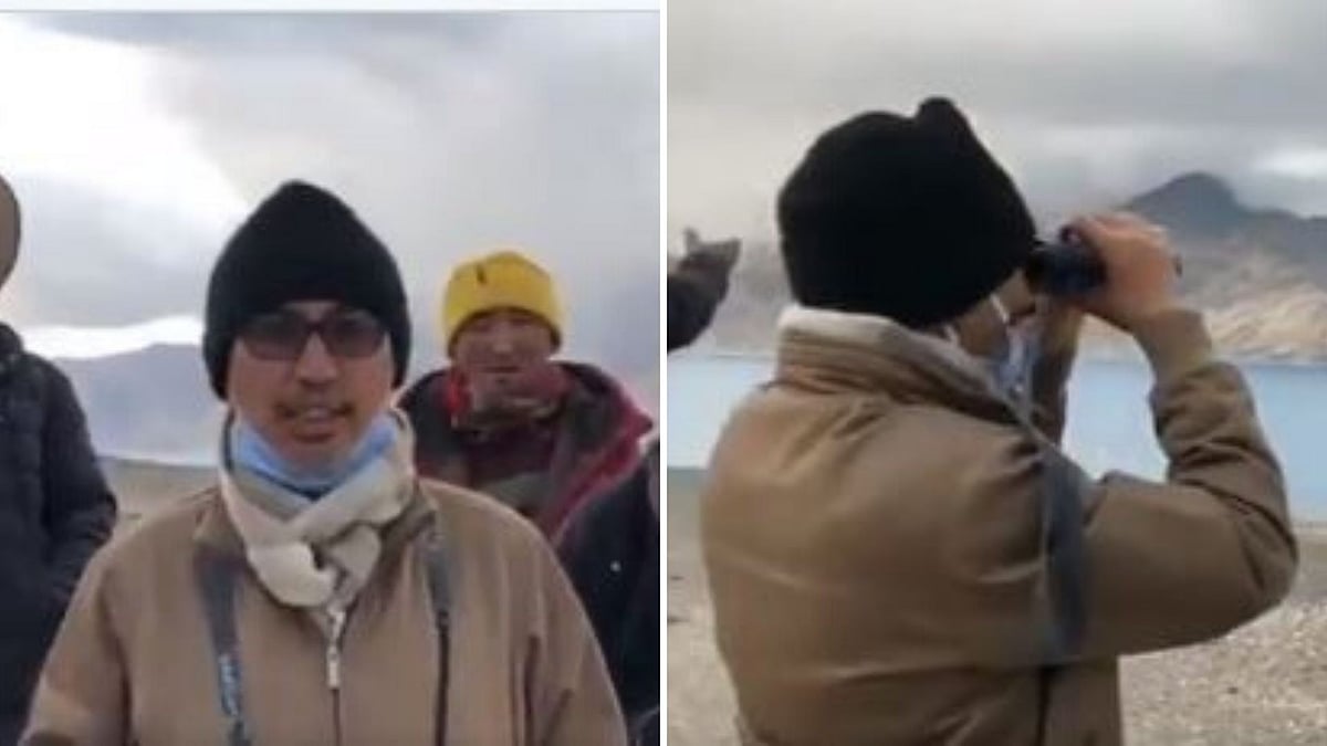 Amid the standoff with China, Ladakh MP Jamyang Tsering Namgyal toured the border areas of eastern Ladakh.
