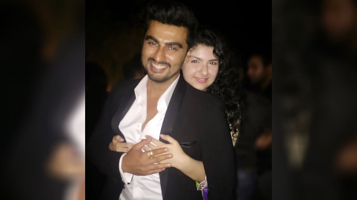 Arjun Kapoor with Anshula. 