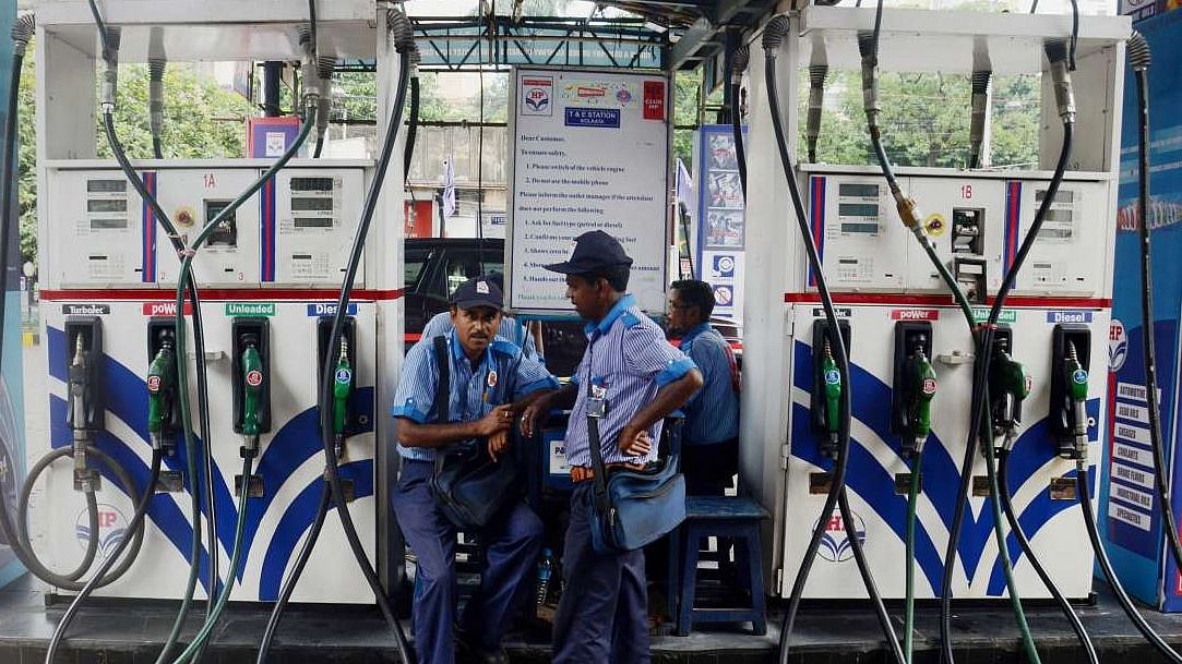 A petrol pump.
