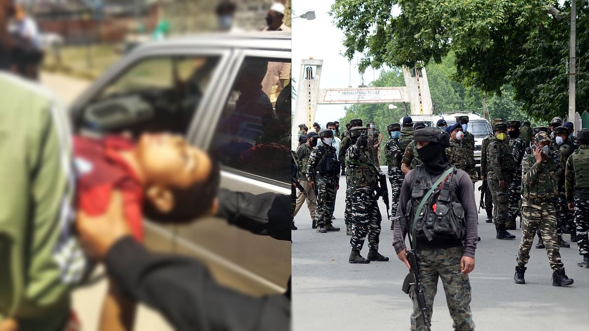 “Terrorists came on a motorcycle and opened fire”, said Police. 