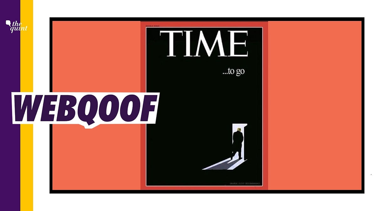A fake magazine cover showing US President Donald Trump is being falsely attributed to TIME.