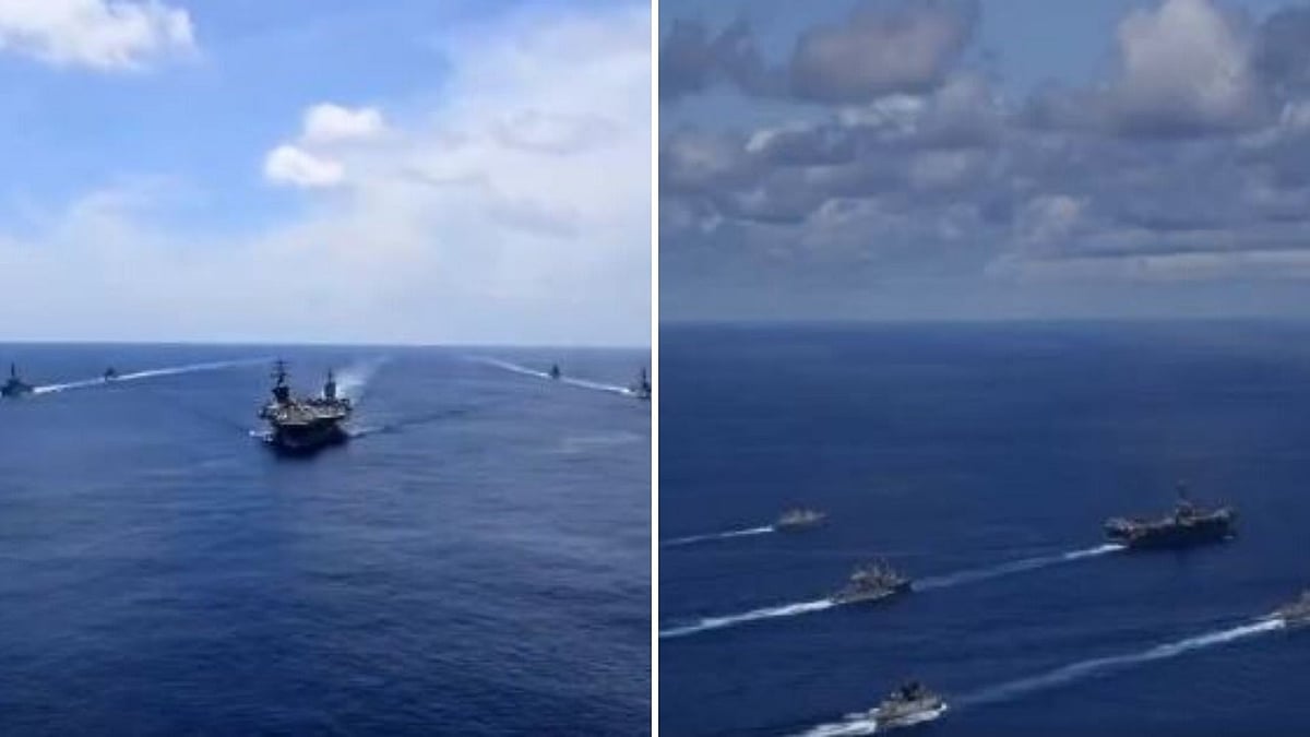Indian and the US Navies carried out a swift exercise close to the Andaman and Nicobar islands on Monday, 20 July.