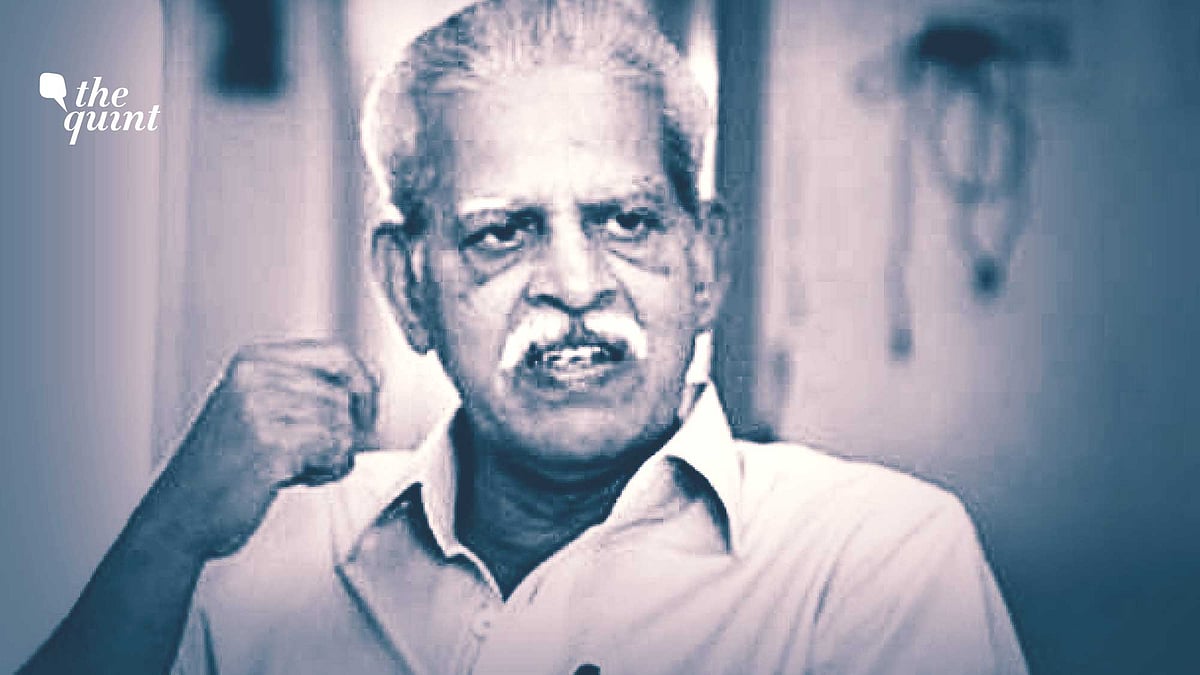 Image of Varavara Rao used for representational purposes.