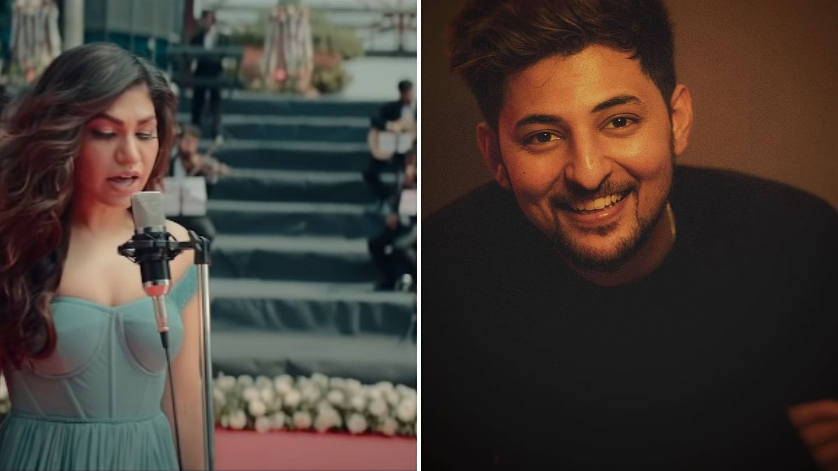 A still from 'Naam' (L) and Darshan Raval (R)