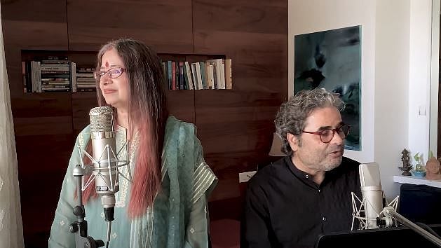A still from Vishal & Rekha Bhardwaj's new single 'Dhoop Aane Do'.
