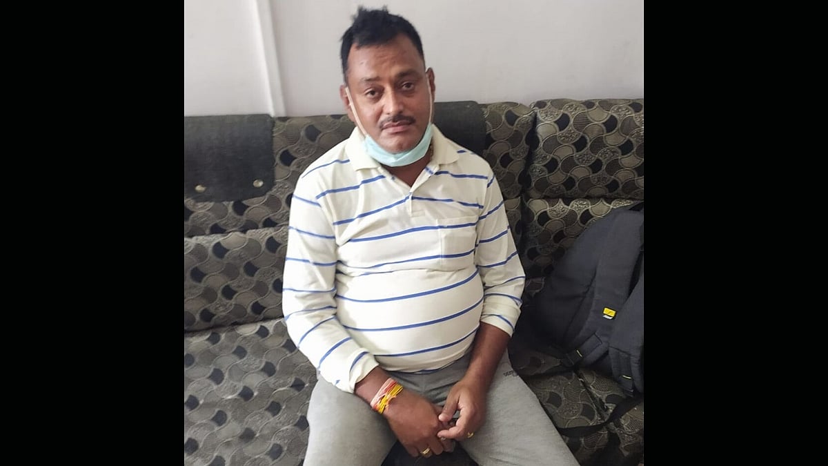 File image of UP history-sheeter Vikas Dubey, who was killed in an alleged police encounter.
