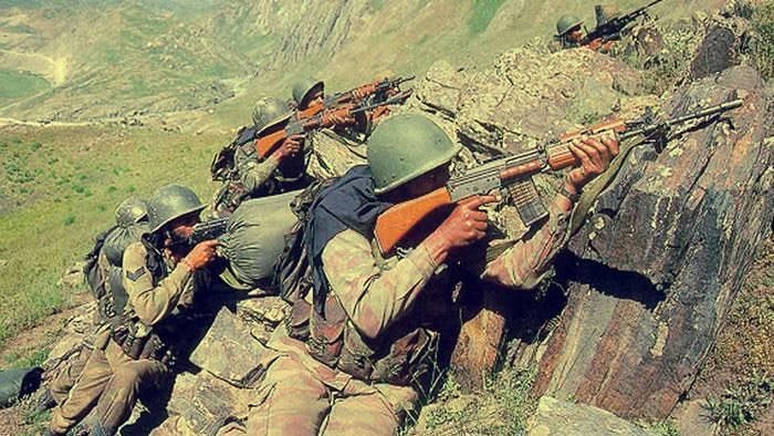 Indian soldiers  during the Kargil war.&nbsp;