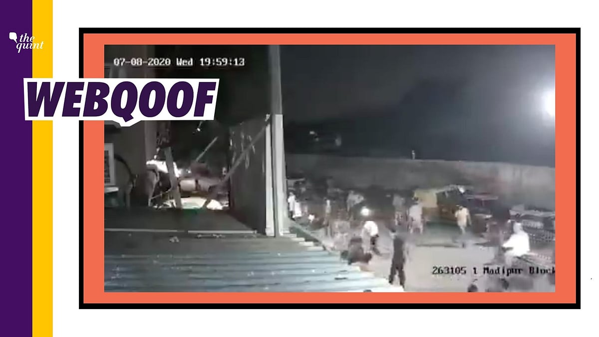 A viral video of an incident that happened in West Delhi’s Raghubir Nagar is being falsely given a communal spin.