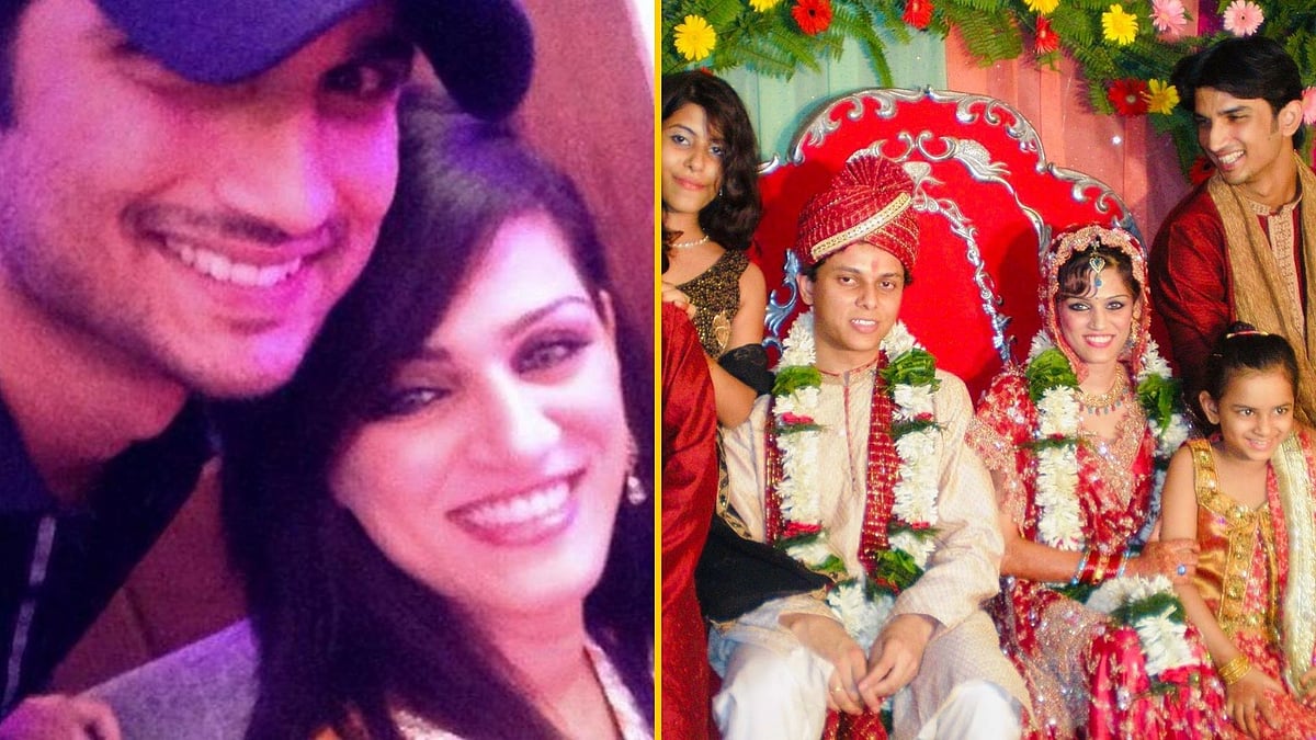 Sushant Singh Rajput with his sister Shweta Singh Kirti.