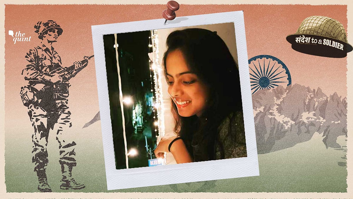 Subhashini Reddy Lingala sends her sandesh to a soldier from Andhra Pradesh.&nbsp;