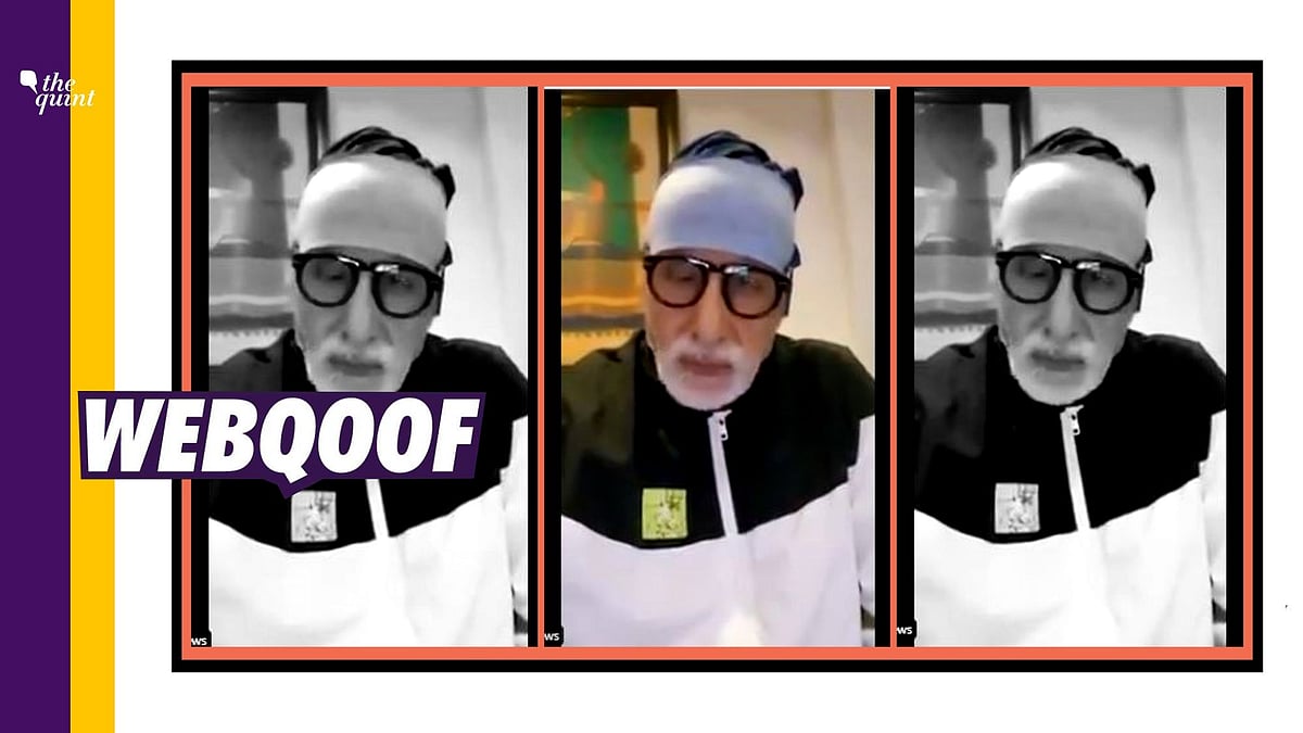 A video of Amitabh Bachchan thanking the doctors, nurses and staff at Nanavati Hospital is being widely shared on social media.