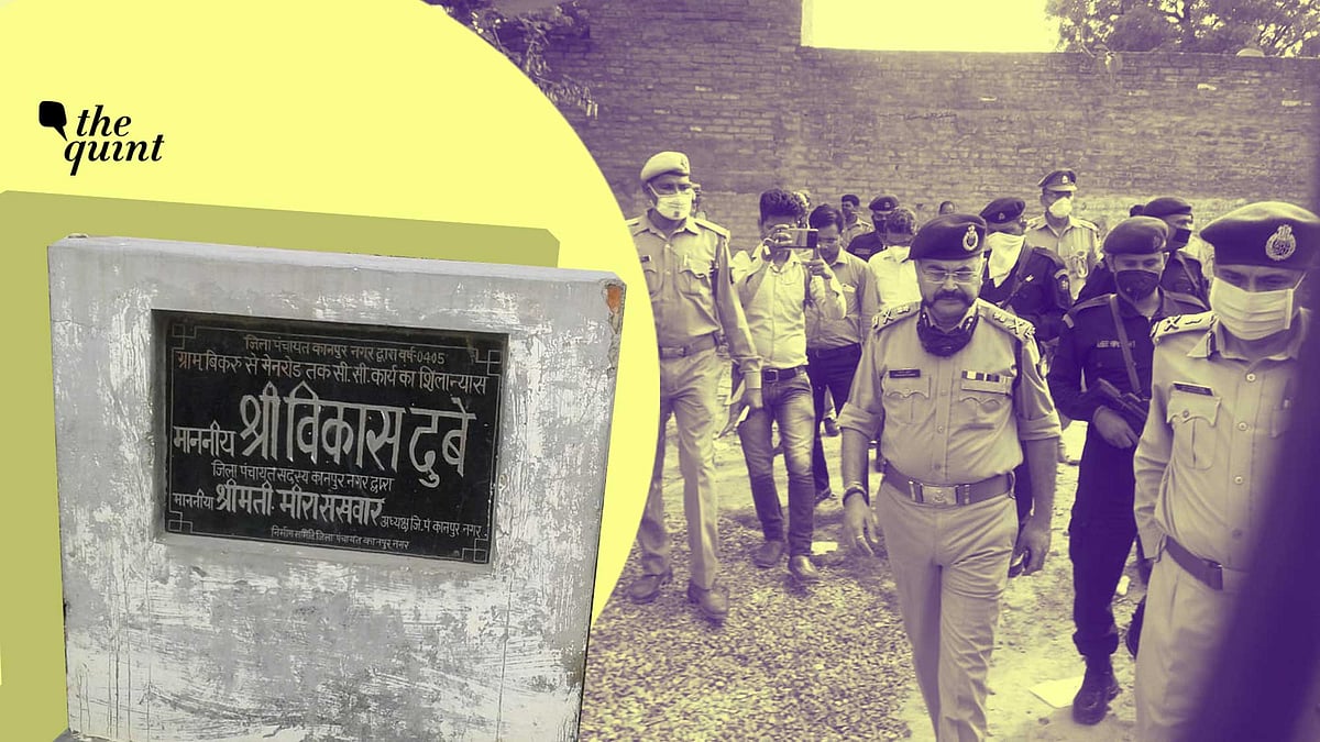 Eight police officers have been killed in a shootout in Kanpur.