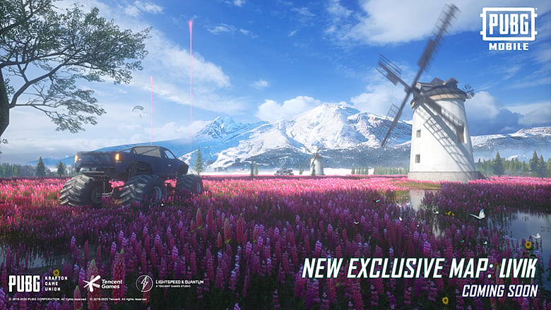 The new Livik maps brings to the game a monster truck vehicle.