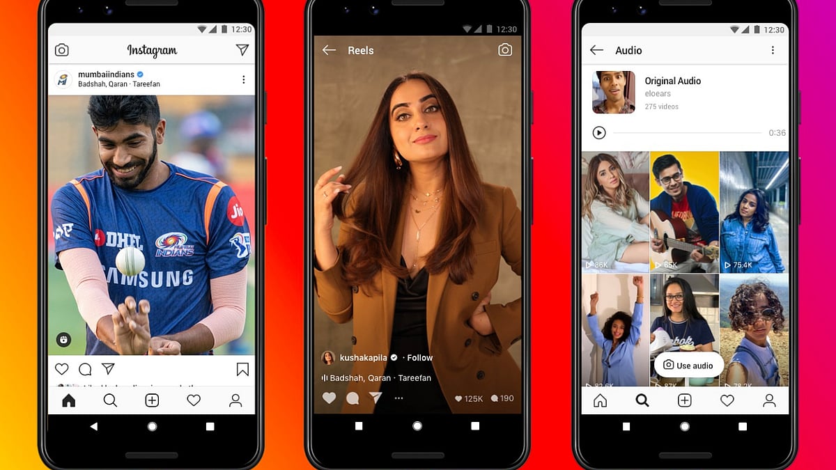 Reels allows users to create short 15-sec videos.&nbsp;