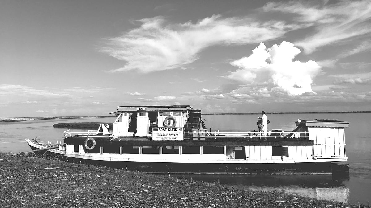 The Boat Clinic in Morigaon district of Assam.