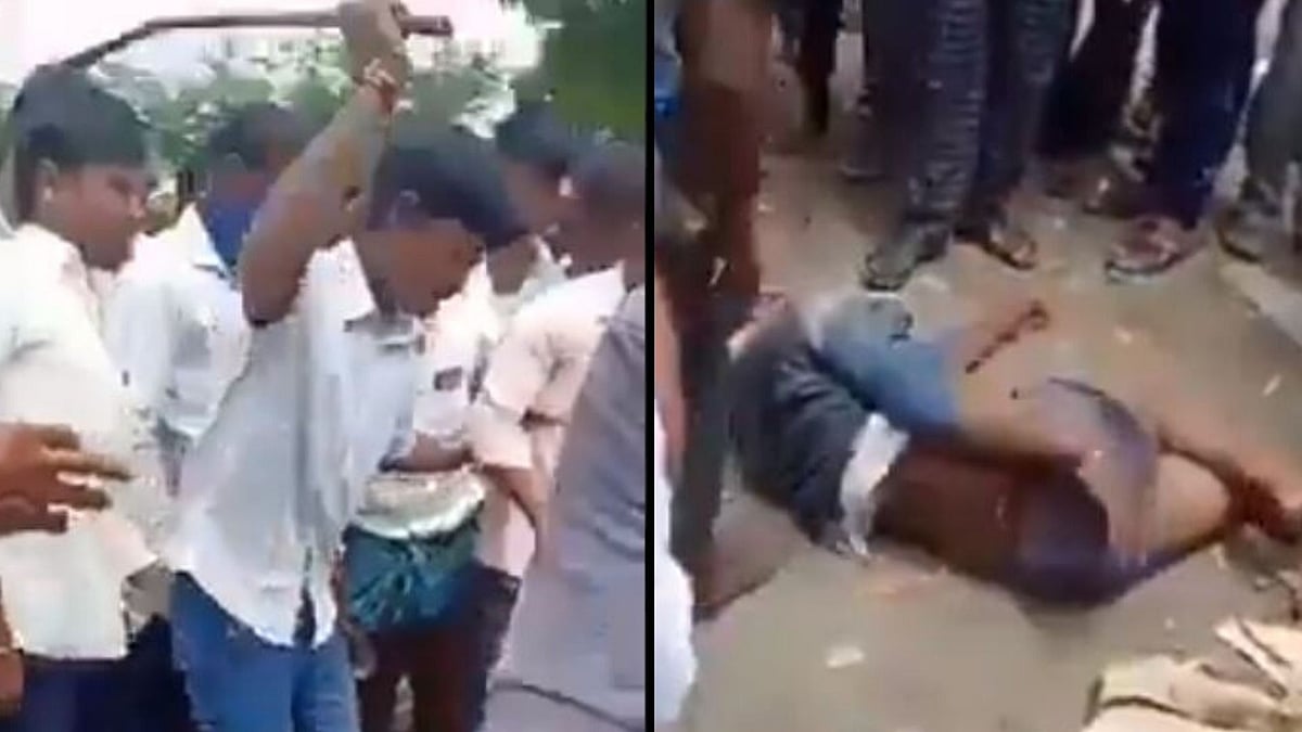 Screenshot from the video of the incident.