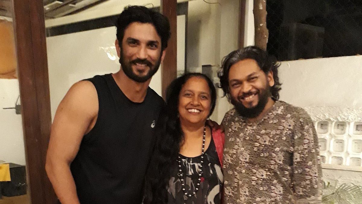 Sushant Singh Rajput with filmmaker Anand Gandhi.
