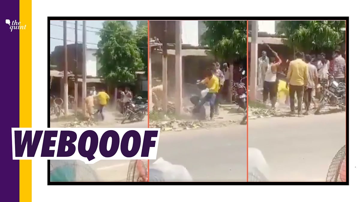 The incident actually has no caste context and was a dispute between a husband and a wife over a domestic matter.