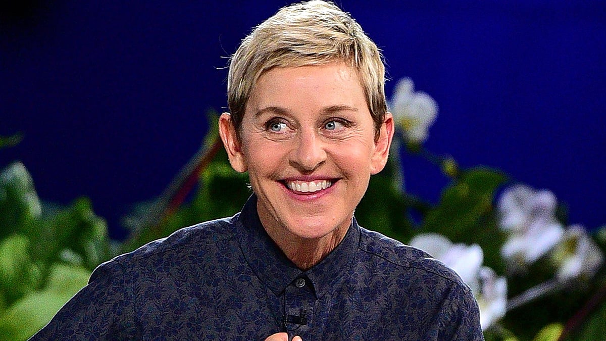 Talk show host Ellen DeGeneres. 