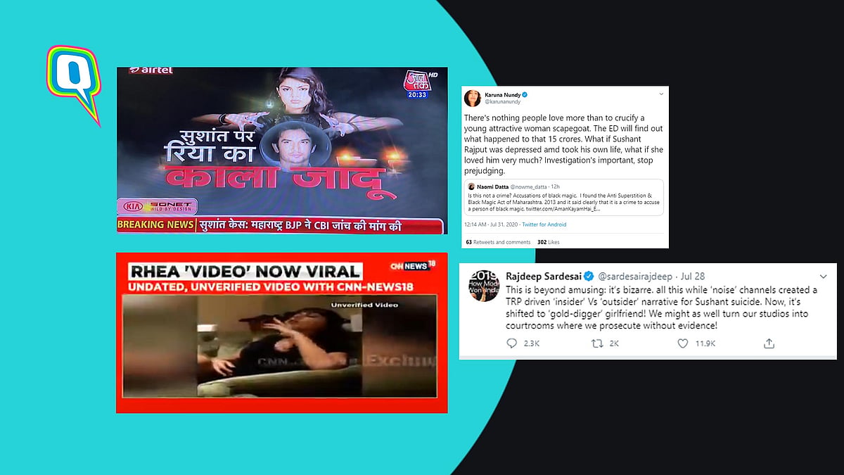 Events in the aftermath of Sushant Singh Rajput’s death have brought the Indian media under scrutiny.