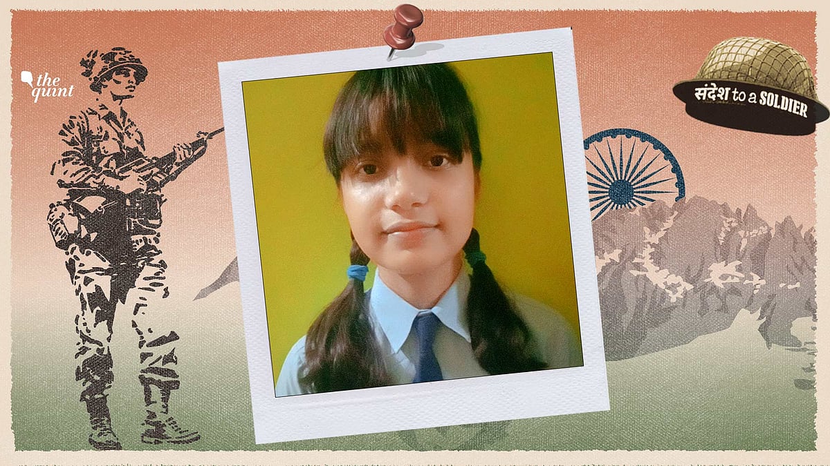 Trandali Kashyap from Assam sends her sandesh to a soldier.