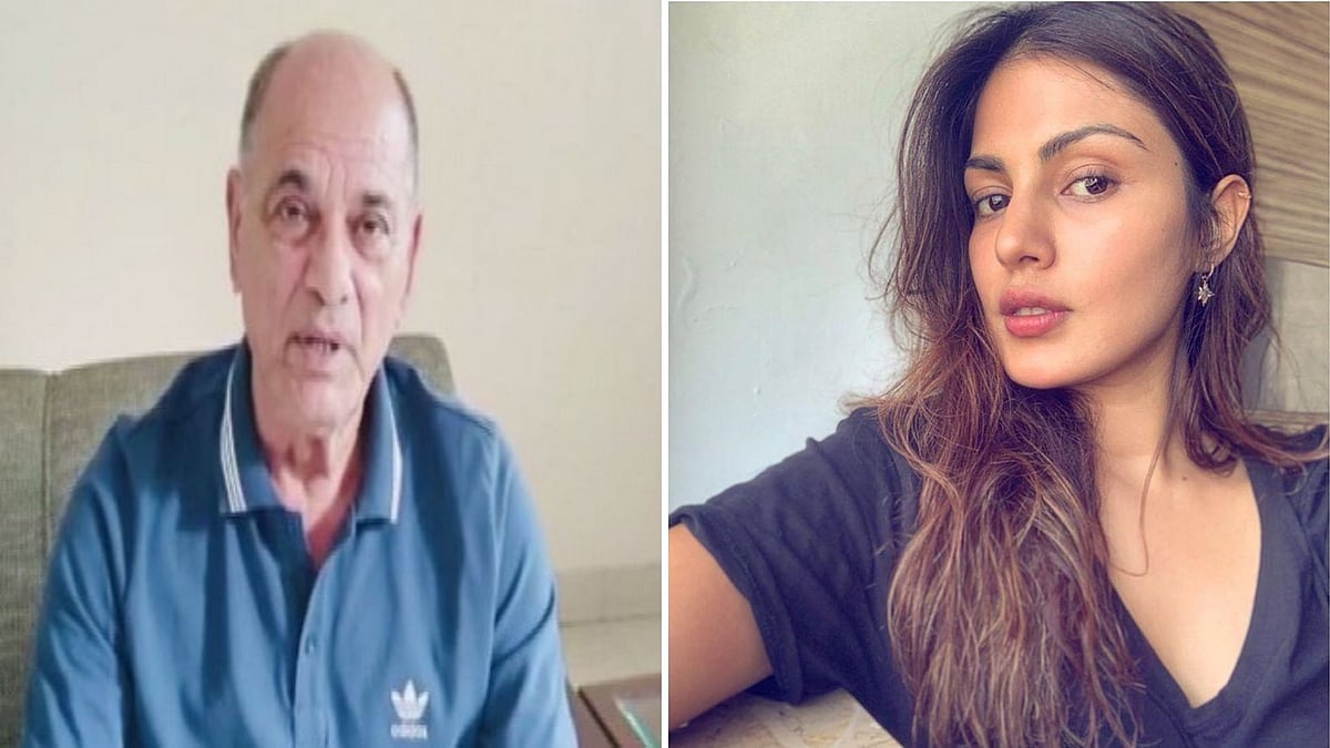 KK Singh (L); Rhea Cakraborty (R)