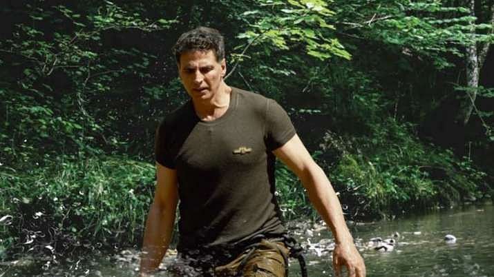 Akshay Kumar shares a motion poster of Into The Wild With Bear Grylls. 