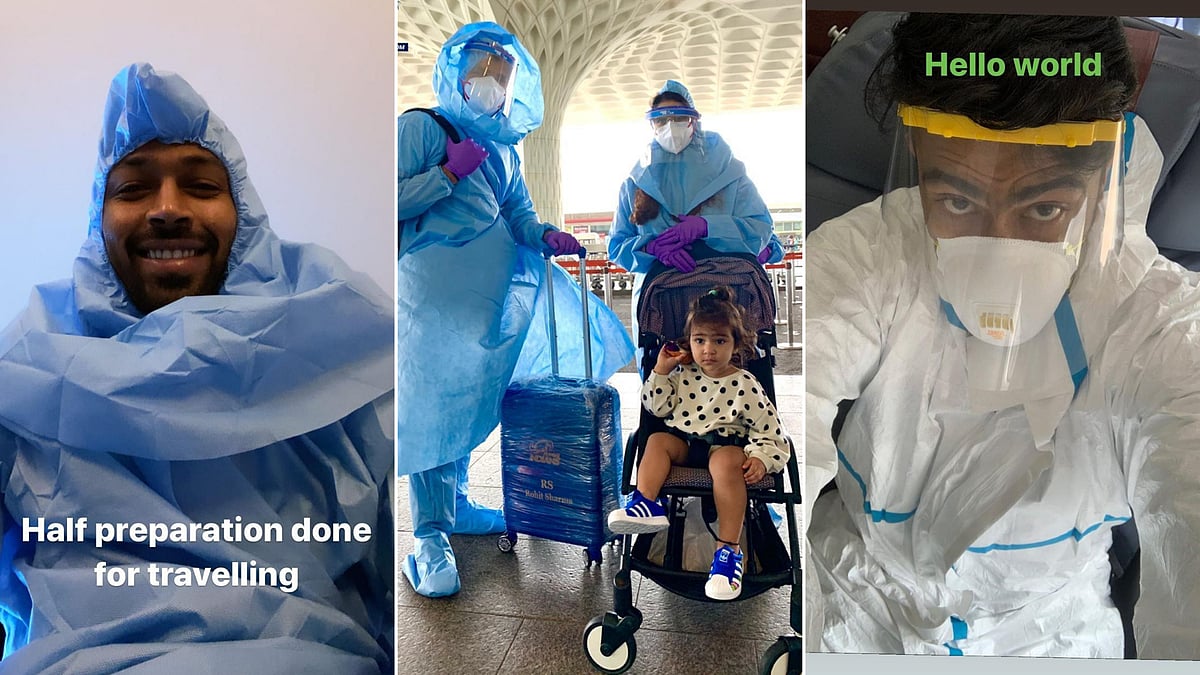 Wearing PPEs and taking all precautions, IPL teams have started landing in the UAE for IPL season 13.